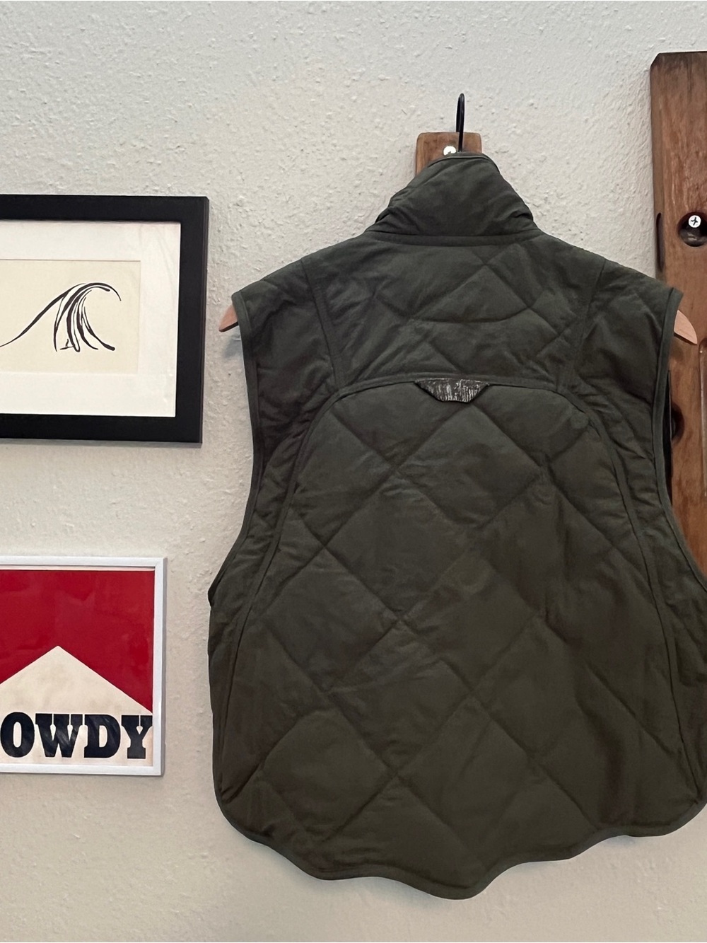 $128 Free People Movement QUINN Quilted Puffer Vest Everglades Size XS - Picture 7 of 12